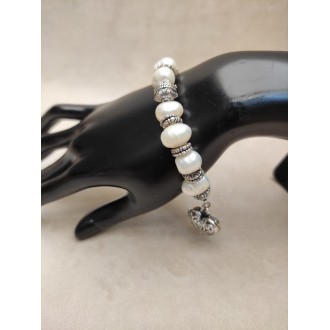 Dabīgo pērļu rokassprādze