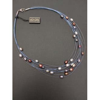 Kaklarota no dabīgām pērlēm