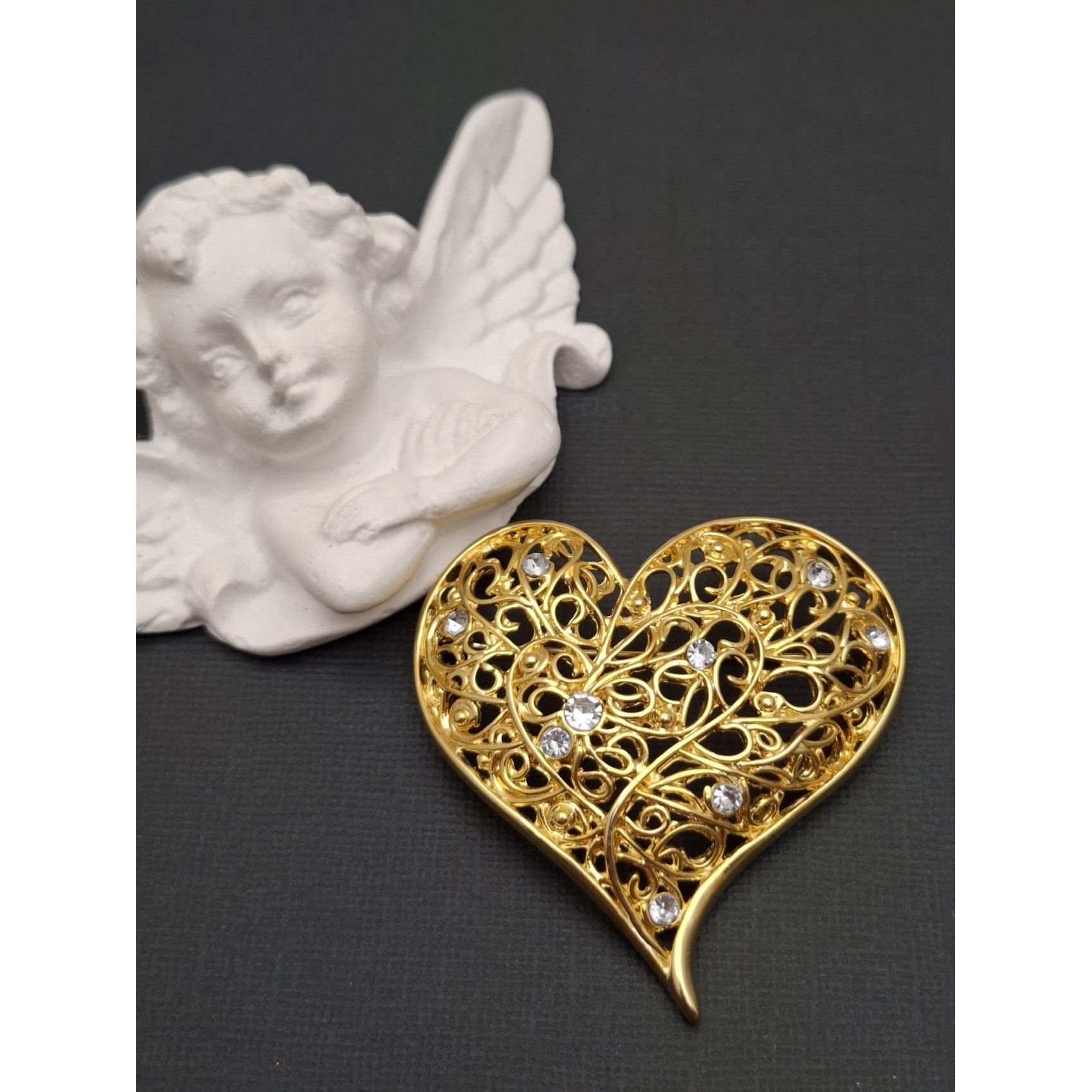 Vintage broša LIZ CLAIBORNE