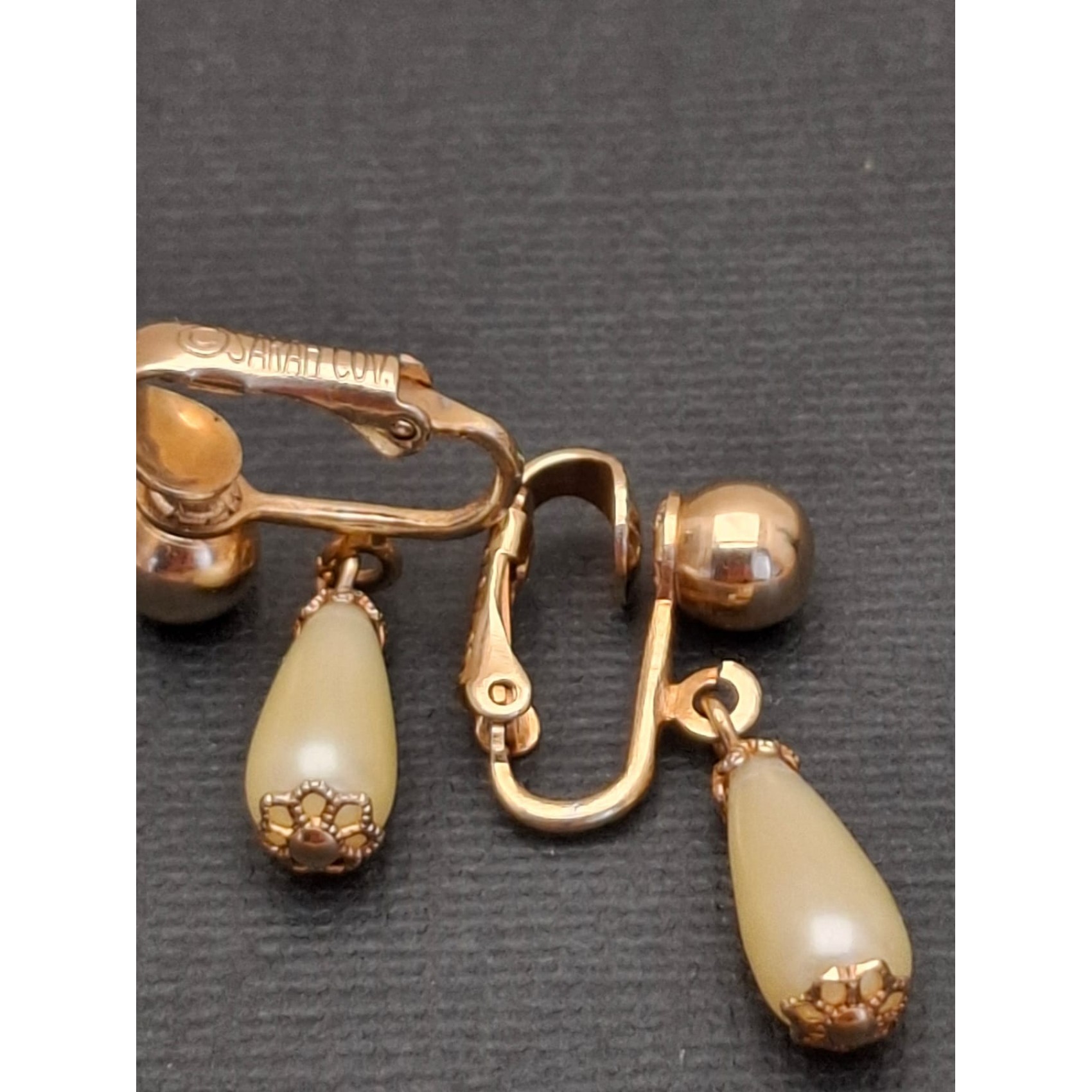 Vintage klipši SARAH COVENTRI