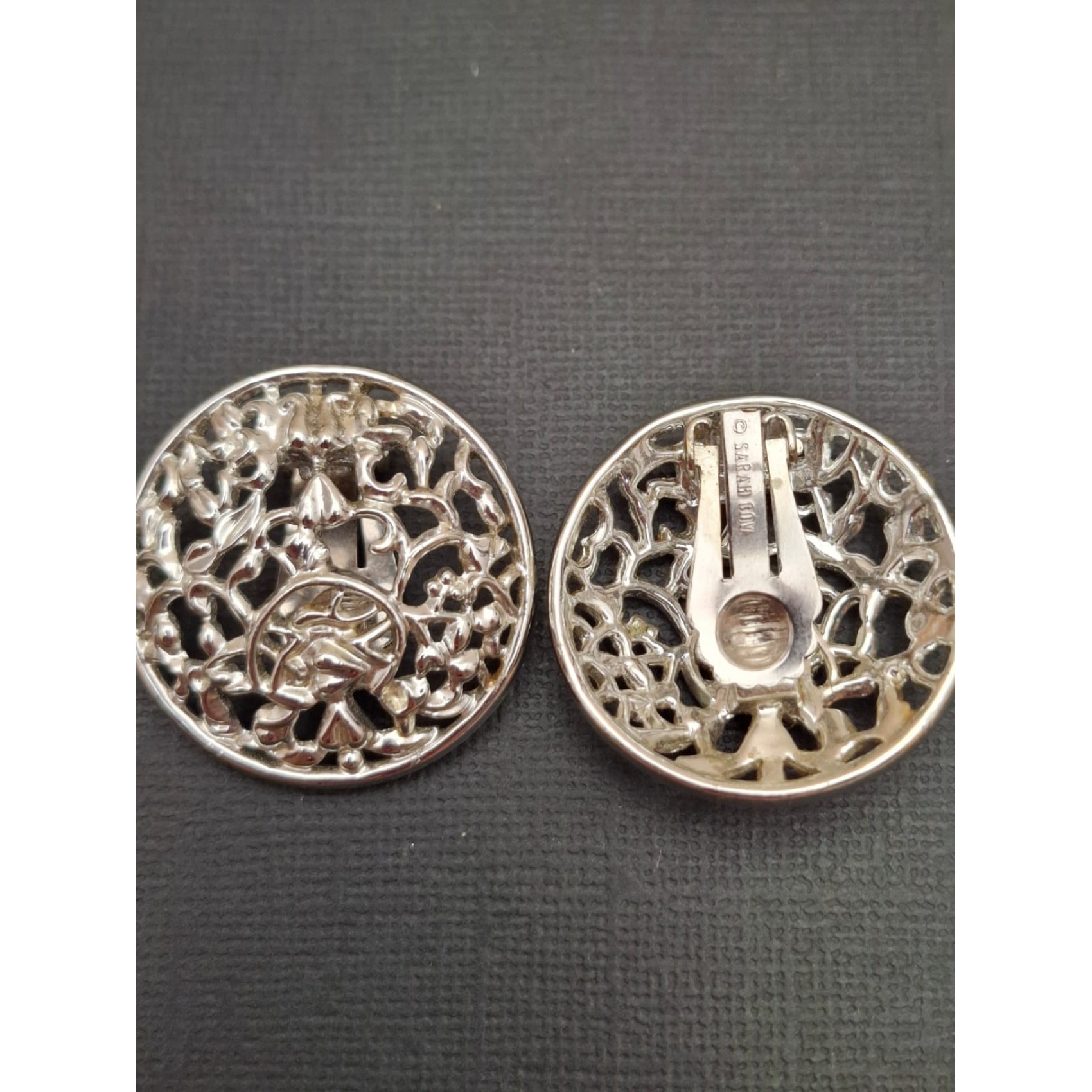 Vintage klipši SARAH COVENTRI