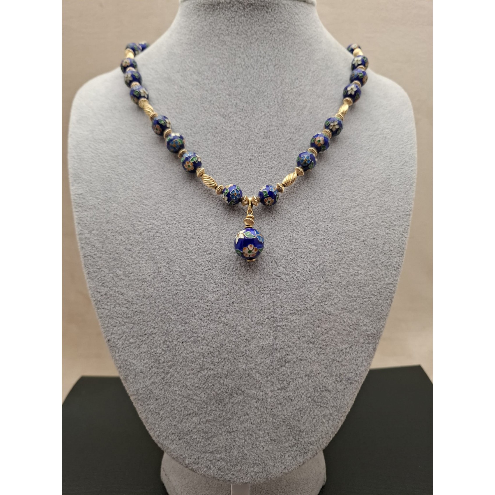 Vintage kaklarota  CHINESE CLOISONNE