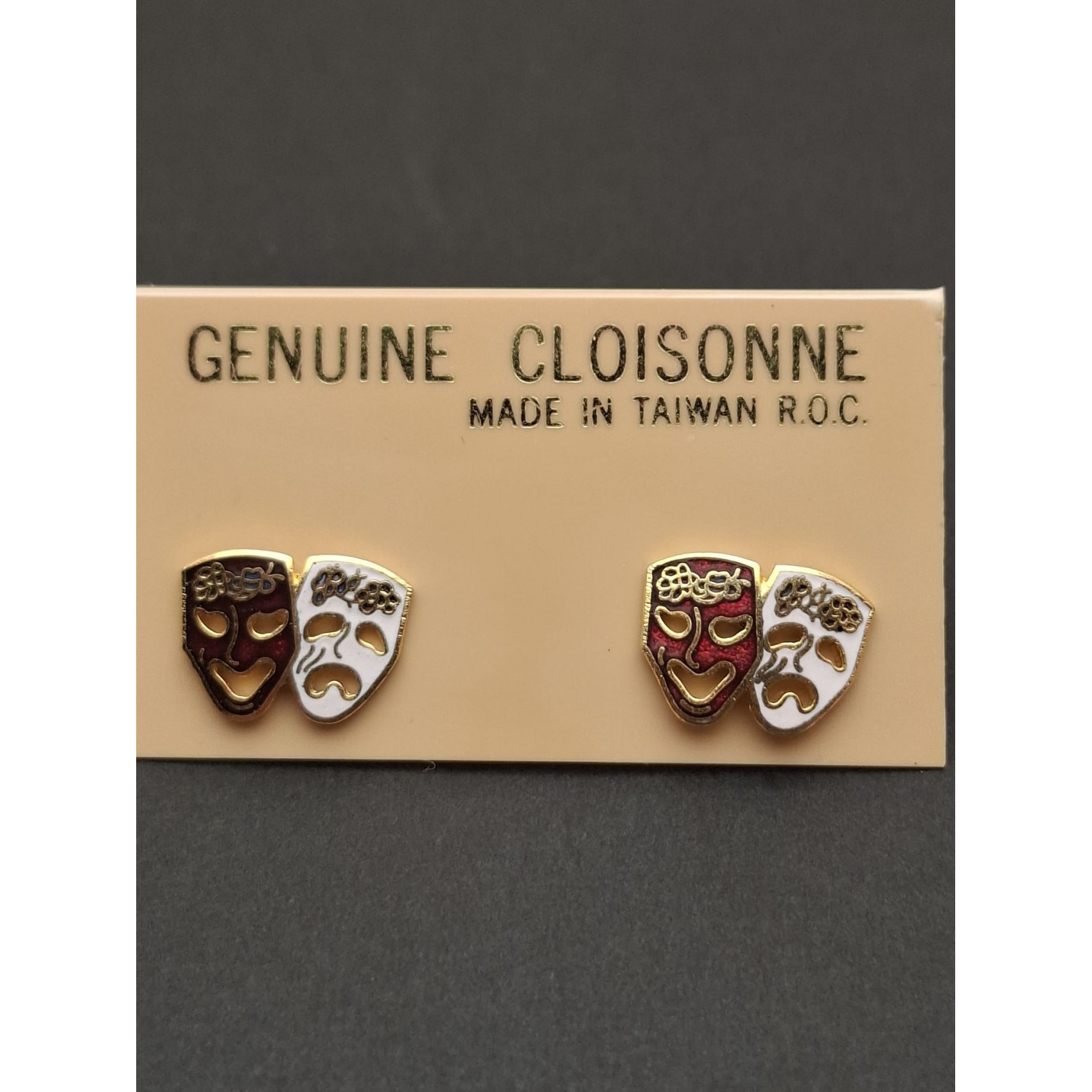 Vintage auskari CLOISONE