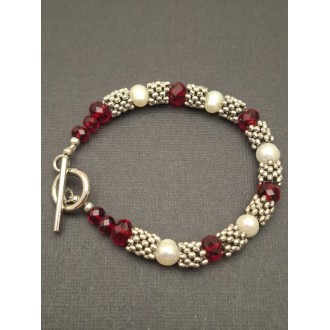 Rokassprādze (dabiskās pērles)