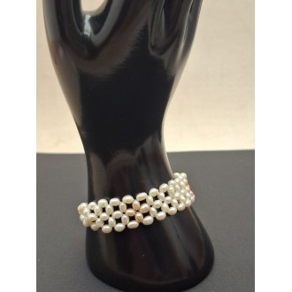 Rokassprādze (dabiskās pērles)