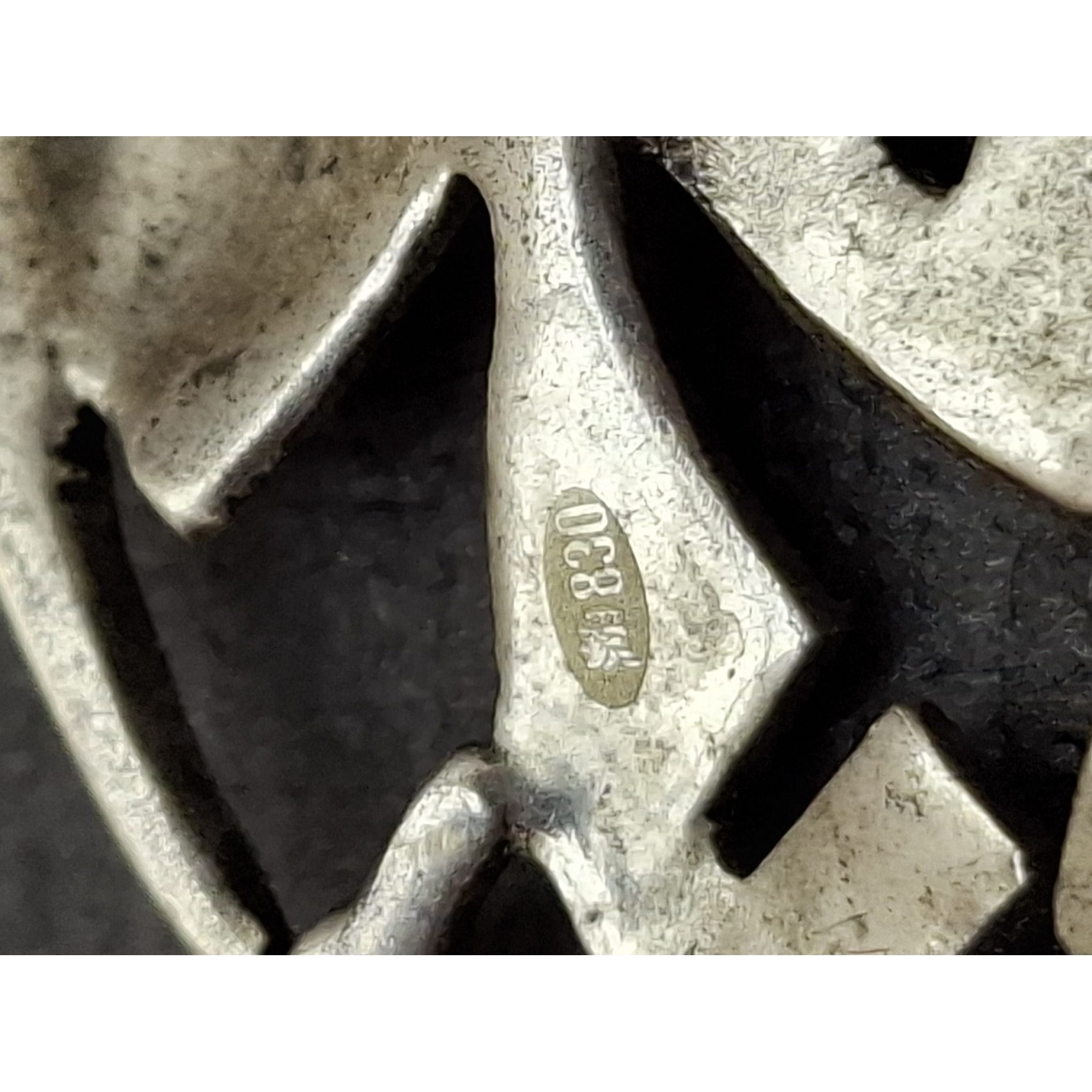 Vintage broša ( sudrabs 830 )