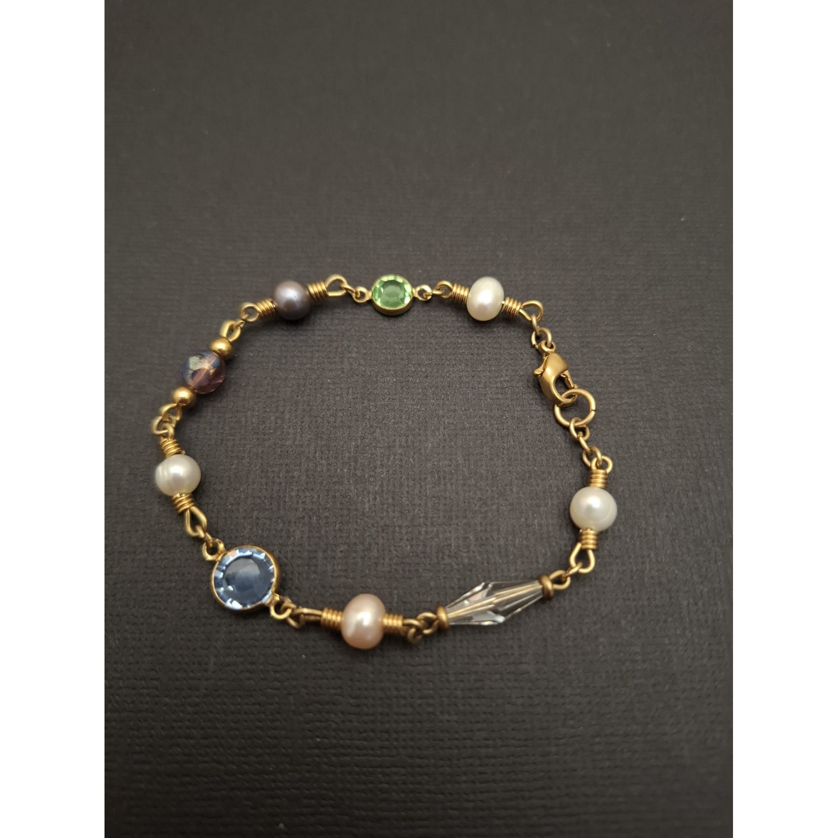 Rokassprādze (dabiskās pērles)