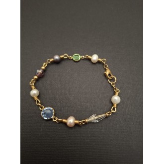 Rokassprādze (dabiskās pērles)