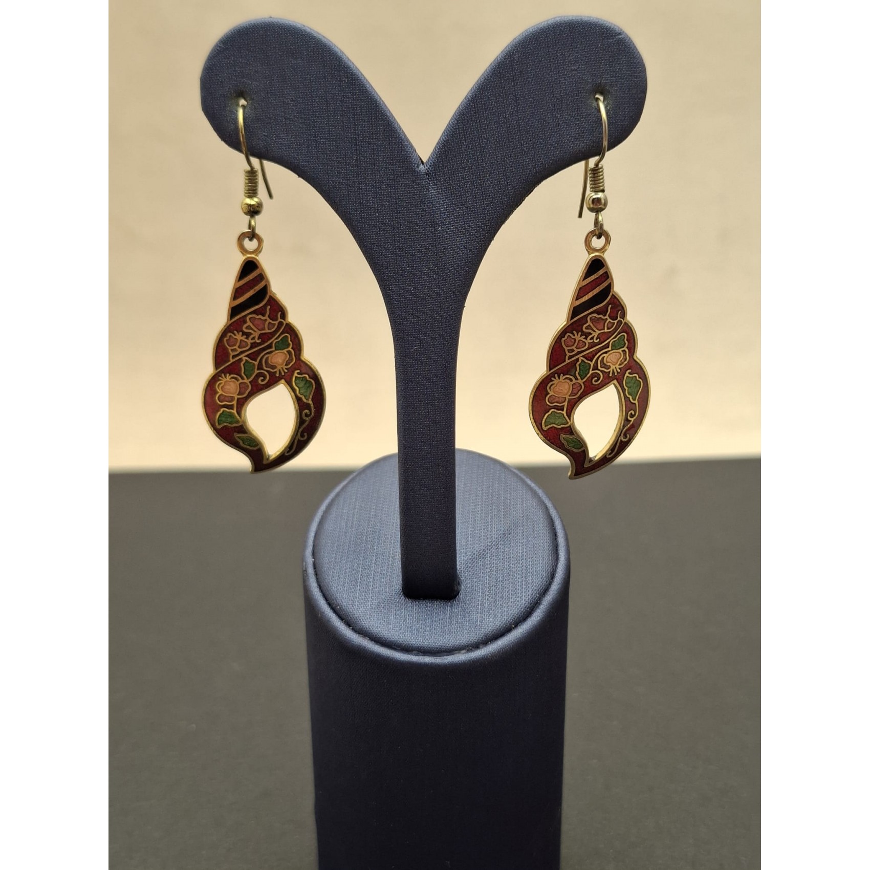 Vintage auskari  CLOISONE