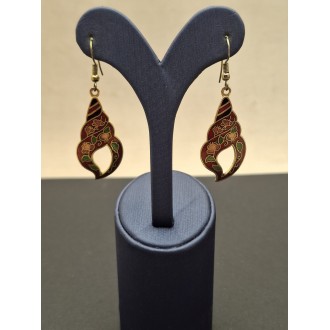 Vintage auskari  CLOISONE