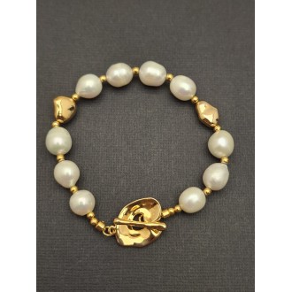 Rokassprādze (dabiskās pērles)