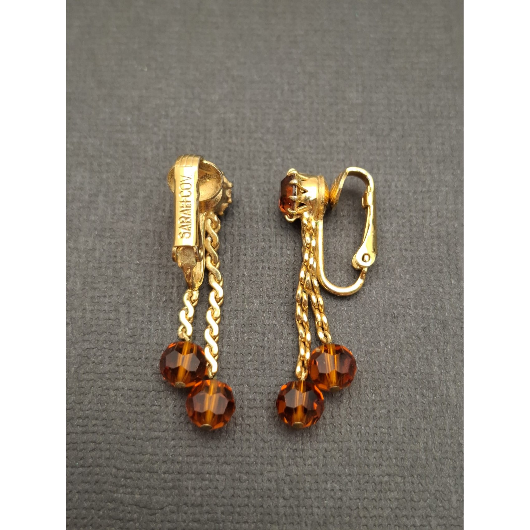 Vintage auskari SARAH COVENTRI