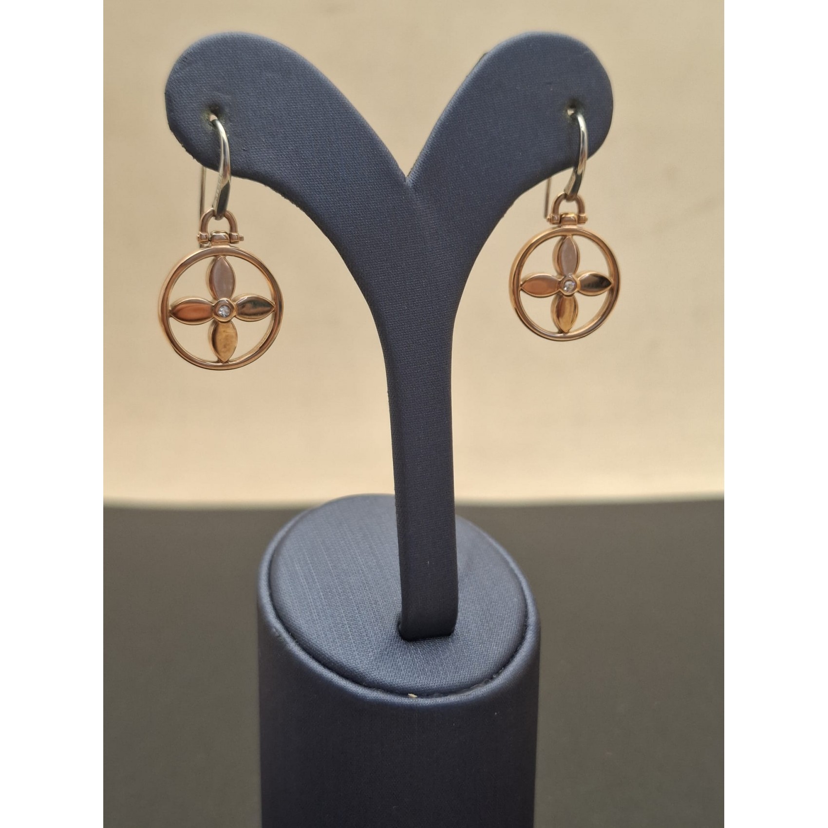 Vintage auskari FOSSIL