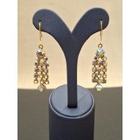 Vintage auskari  AURORA BOREALIS