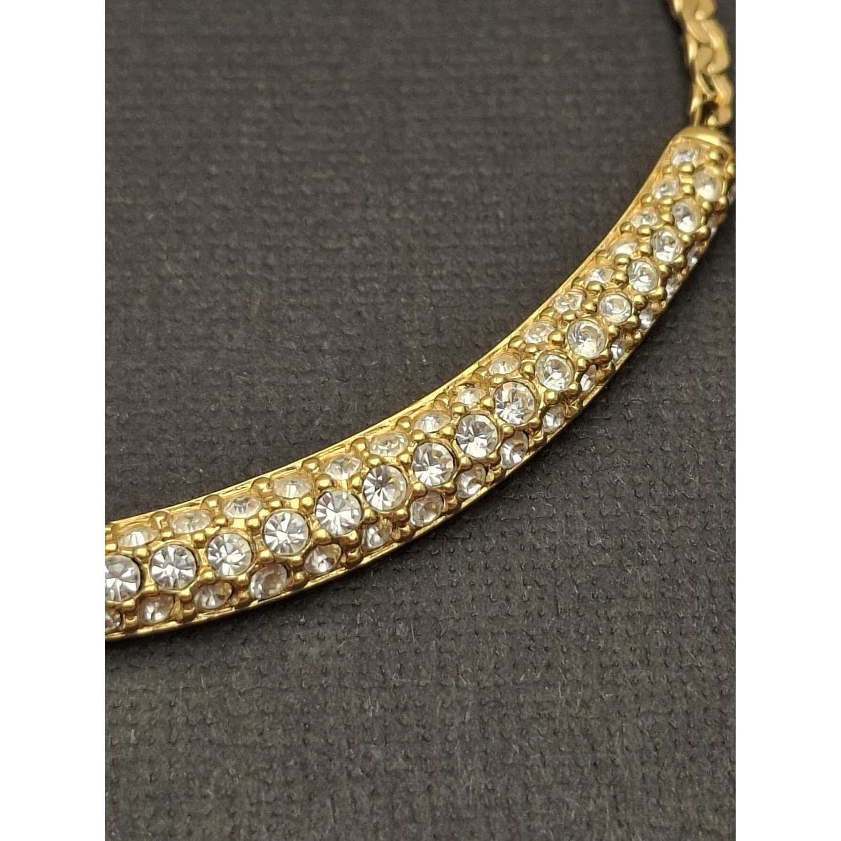Vintage kaklarota - čokers SWAROVSKI