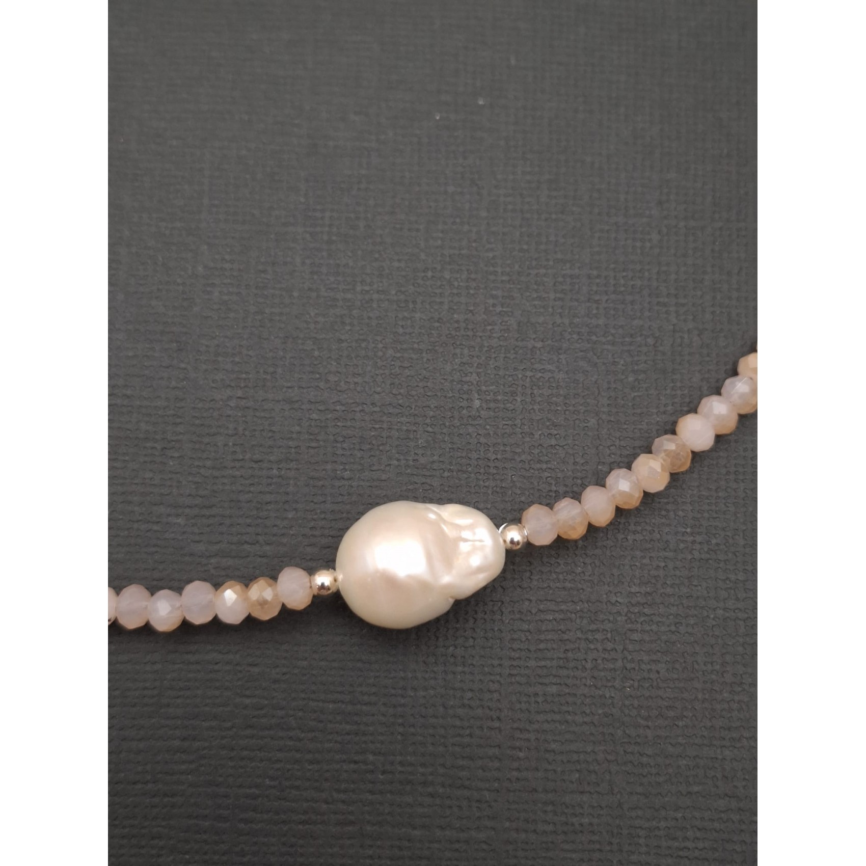 Kaklarota ( kristāli/baroka pērle )