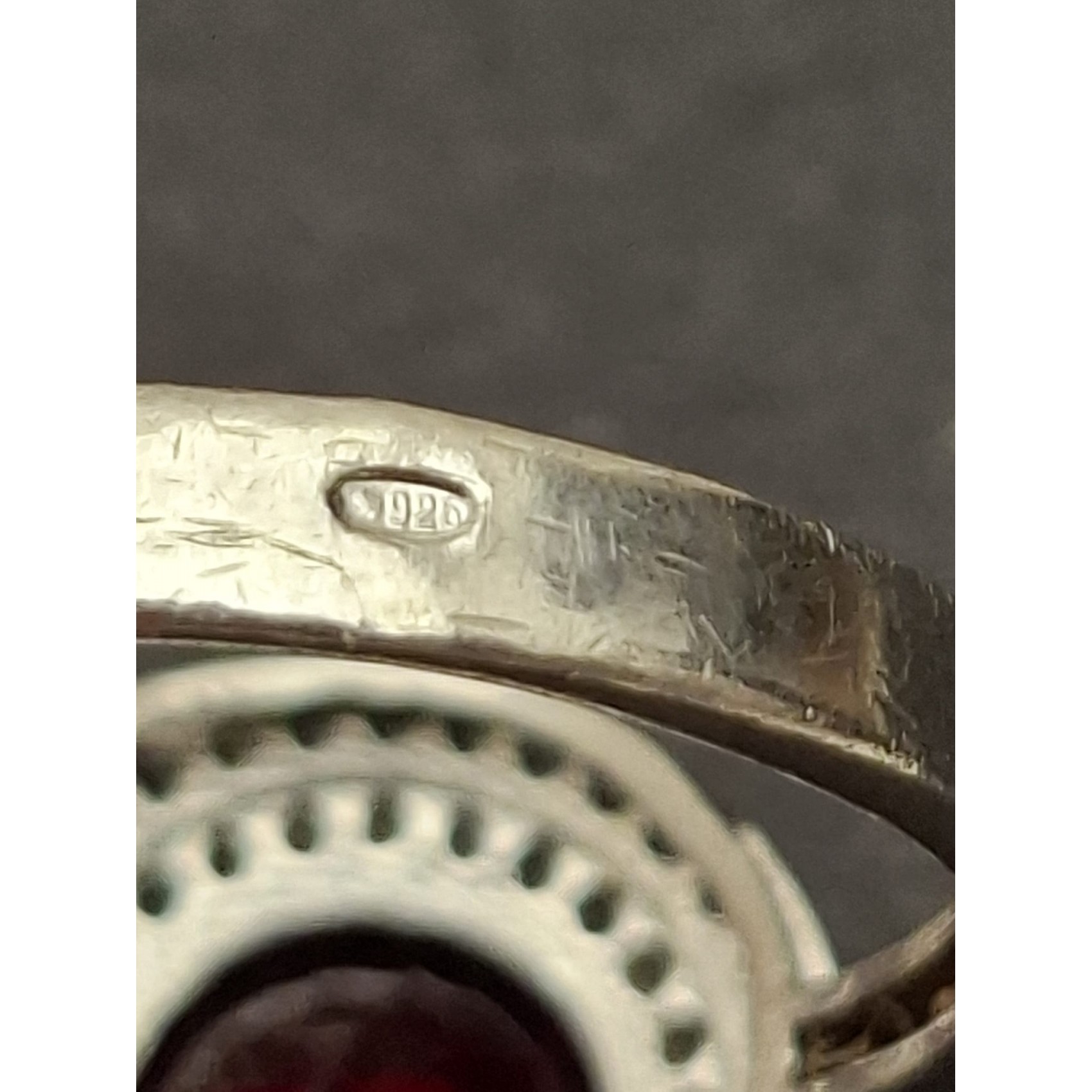 Vintage gredzens / sudrabs 925 /